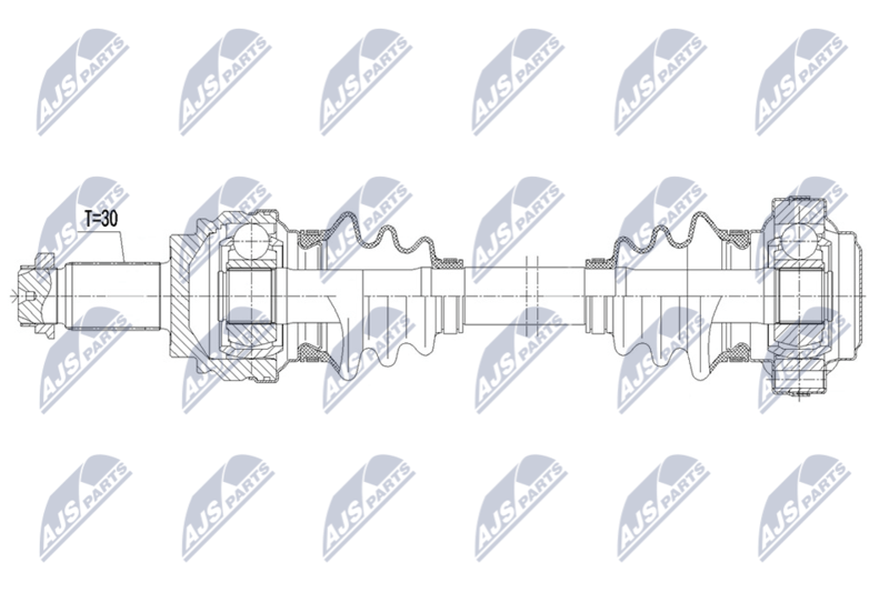 NTY NPW-BM-246 Drive Shaft