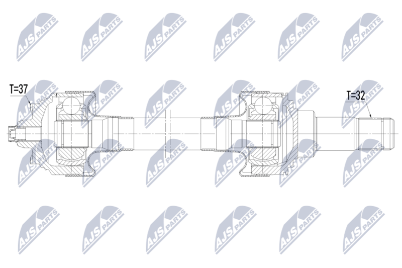 NTY NPW-BM-247 Drive Shaft