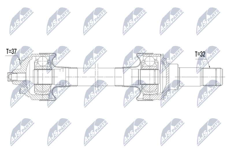 NTY NPW-BM-248 Drive Shaft
