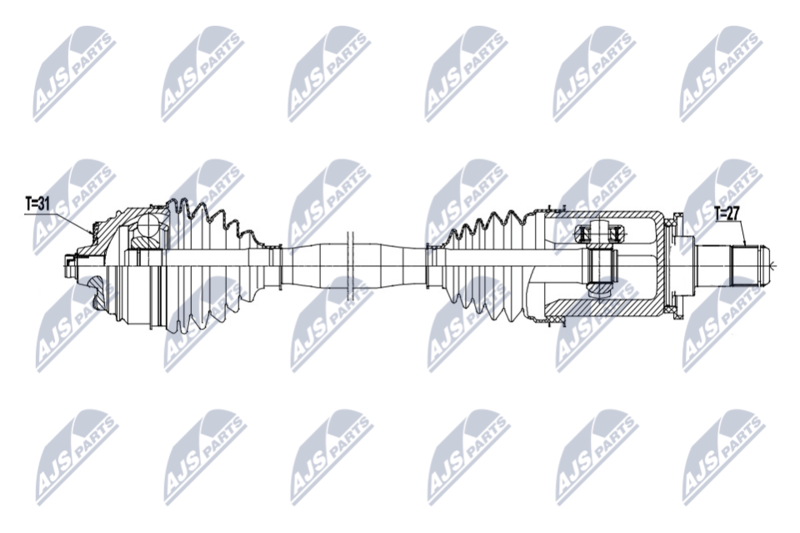 NTY NPW-BM-251 Drive Shaft