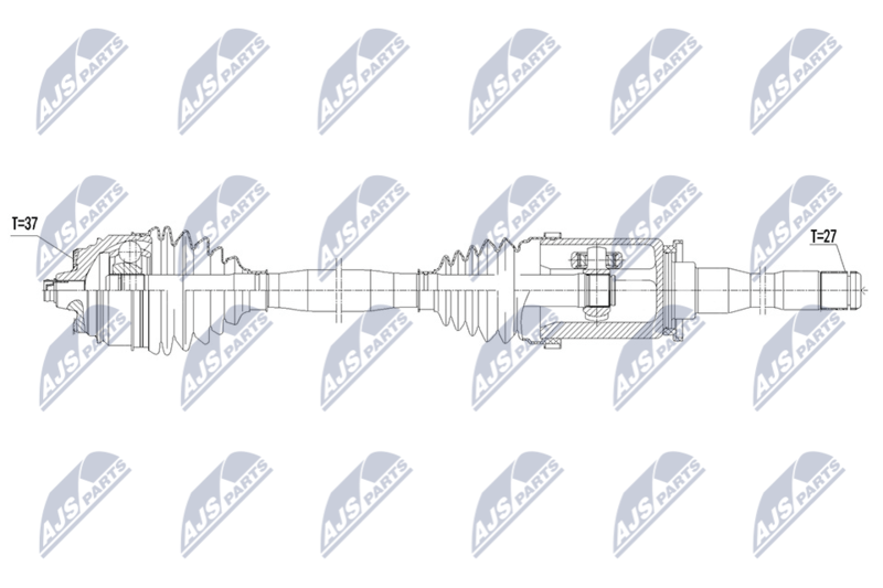 NTY NPW-BM-252 Drive Shaft