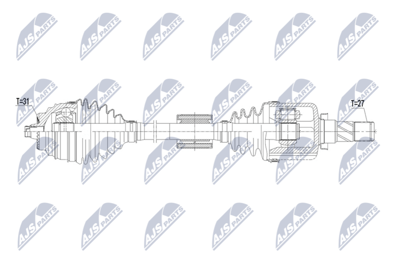 NTY NPW-BM-256 Drive Shaft