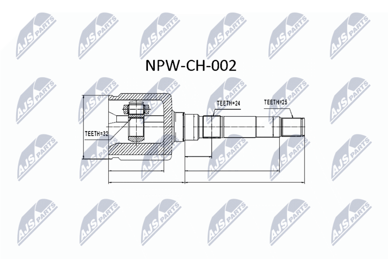NTY NPW-CH-002 Joint Kit, drive shaft