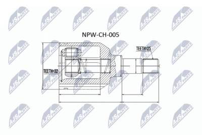 Joint Kit, drive shaft NTY NPW-CH-005