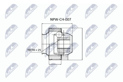 Joint Kit, drive shaft NTY NPW-CH-007