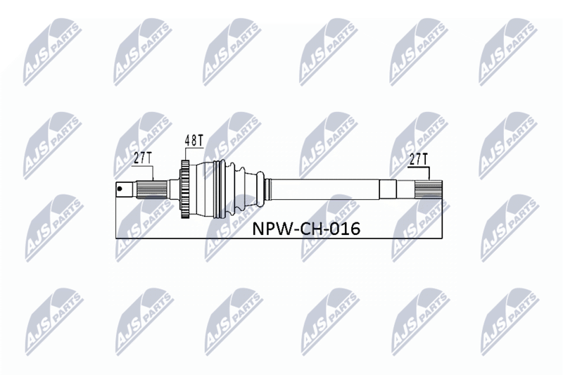 NTY NPW-CH-016 Drive Shaft