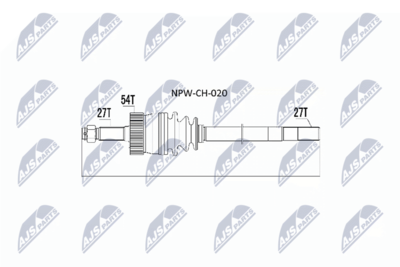 Drive Shaft NTY NPW-CH-020
