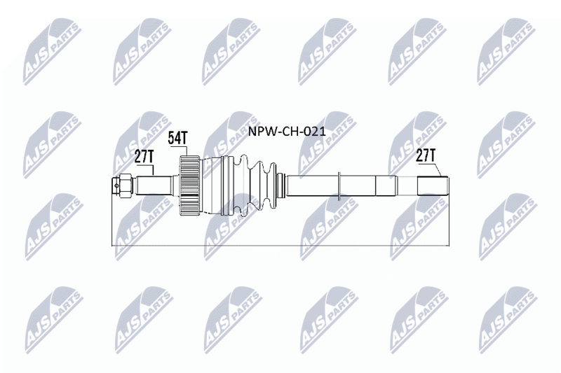 NTY NPW-CH-021 Drive Shaft