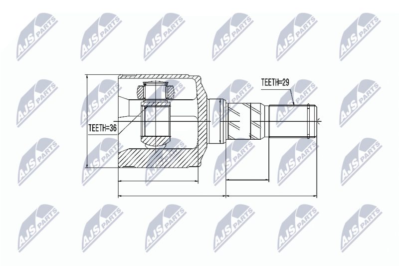 NTY NPW-CH-025 Joint Kit, drive shaft