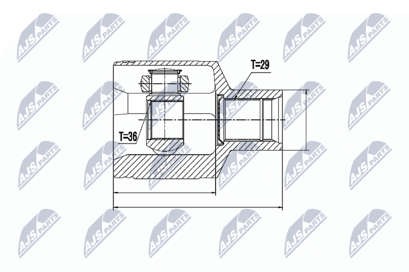 NTY NPW-CH-026 Joint Kit, drive shaft