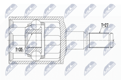 Joint Kit, drive shaft NTY NPW-CH-028