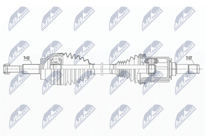 NTY NPW-CH-032 Drive Shaft