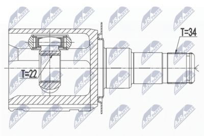 Joint Kit, drive shaft NTY NPW-CH-033