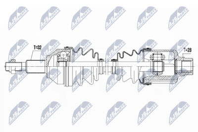 Drive Shaft NTY NPW-CH-036