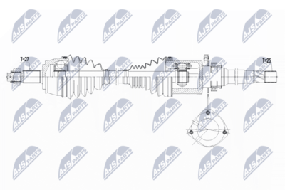 Drive Shaft NTY NPW-CH-040
