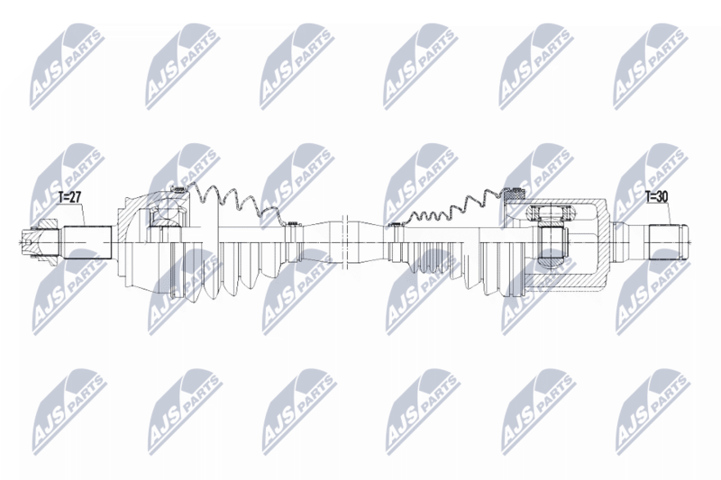 NTY NPW-CH-042 Drive Shaft