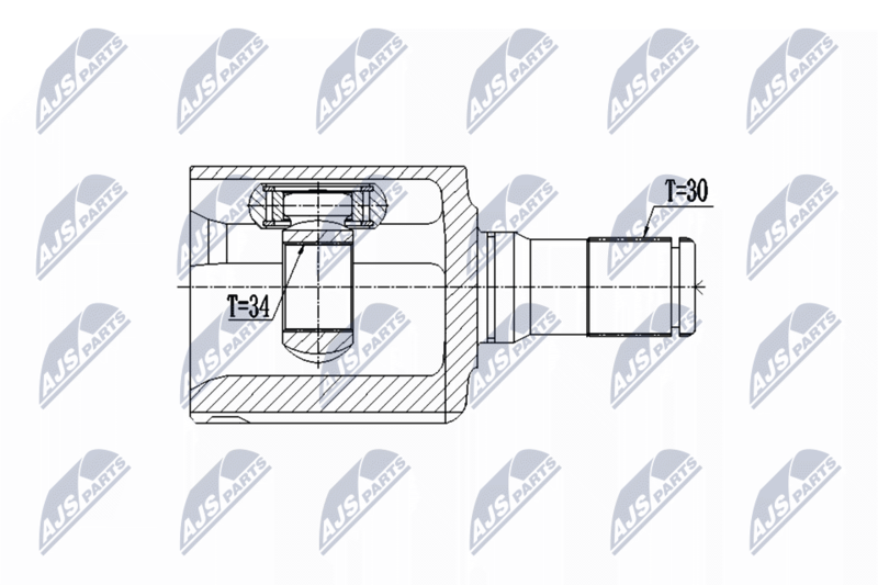 NTY NPW-CH-043 Joint Kit, drive shaft