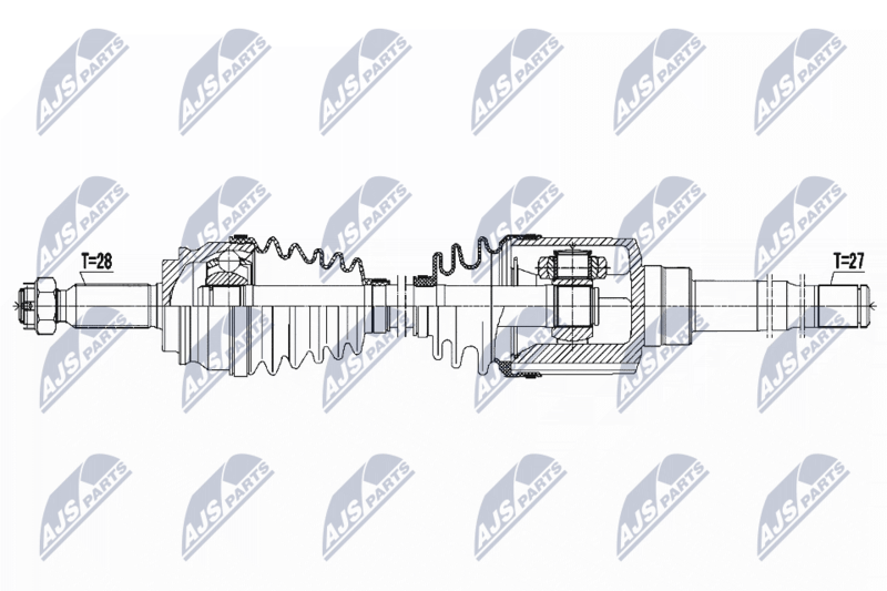 NTY NPW-CH-044 Drive Shaft