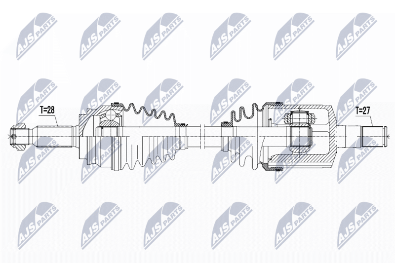 NTY NPW-CH-052 Drive Shaft