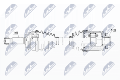 Drive Shaft NTY NPW-CH-054