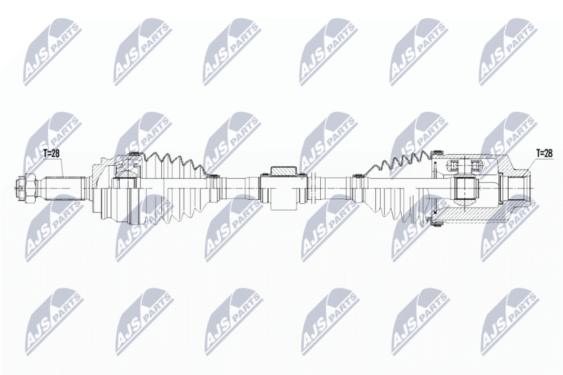 NTY NPW-CH-058 Drive Shaft