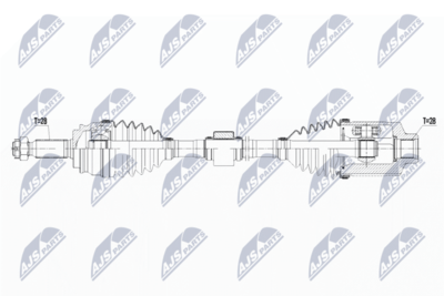 Drive Shaft NTY NPW-CH-058