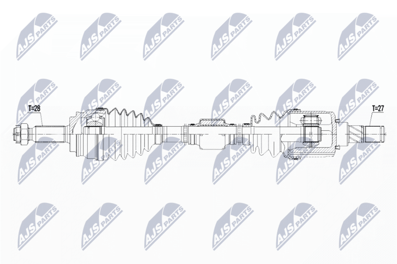 NTY NPW-CH-062 Drive Shaft