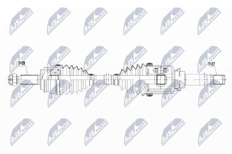 NTY NPW-CH-064 Drive Shaft