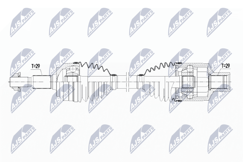 NTY NPW-CH-066 Drive Shaft