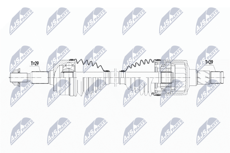 NTY NPW-CH-068 Drive Shaft