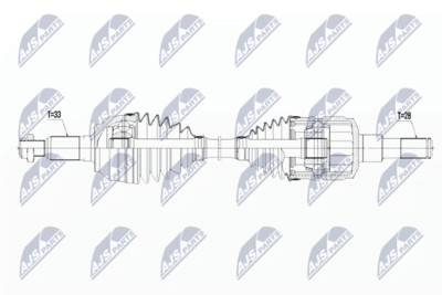 Drive Shaft NTY NPW-CH-070