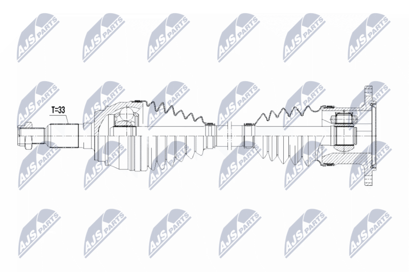 NTY NPW-CH-072 Drive Shaft
