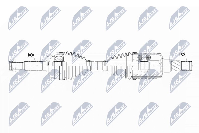 NTY NPW-CH-074 Drive Shaft