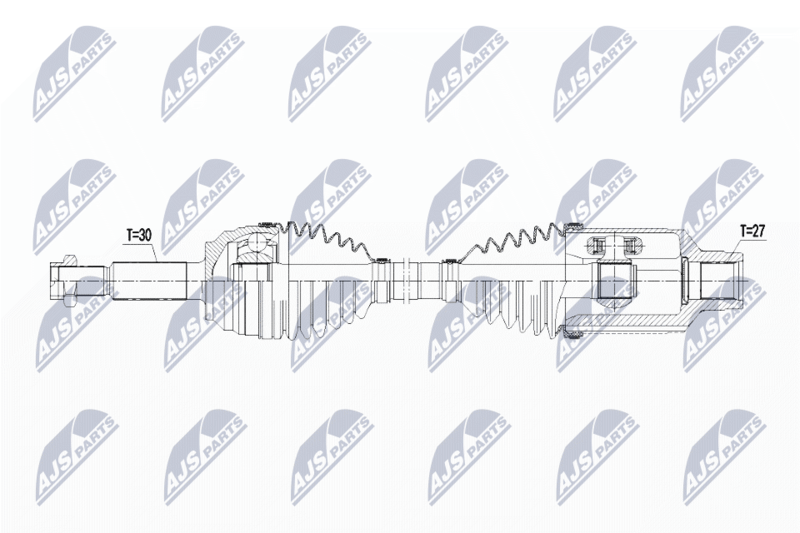 NTY NPW-CH-076 Drive Shaft