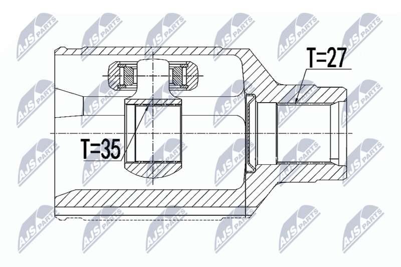 NTY NPW-CH-077 Joint Kit, drive shaft