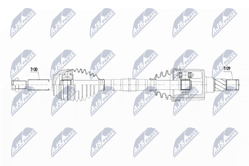 NTY NPW-CH-078 Drive Shaft