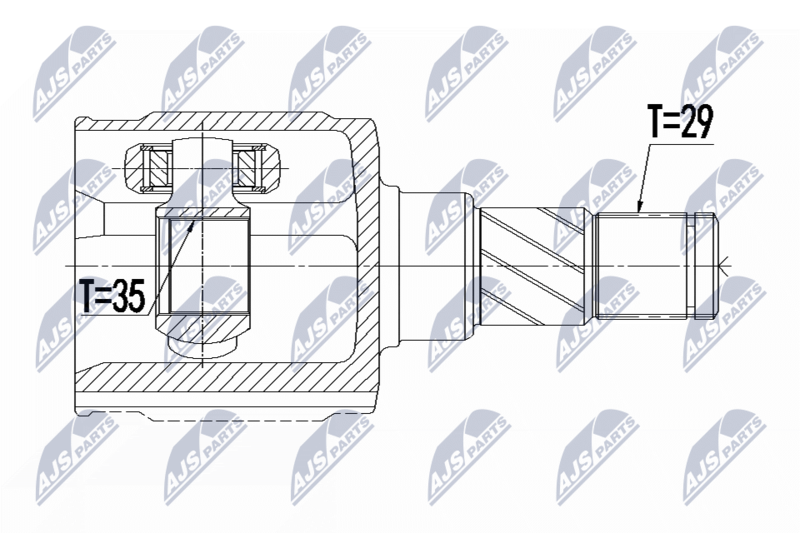 NTY NPW-CH-079 Joint Kit, drive shaft