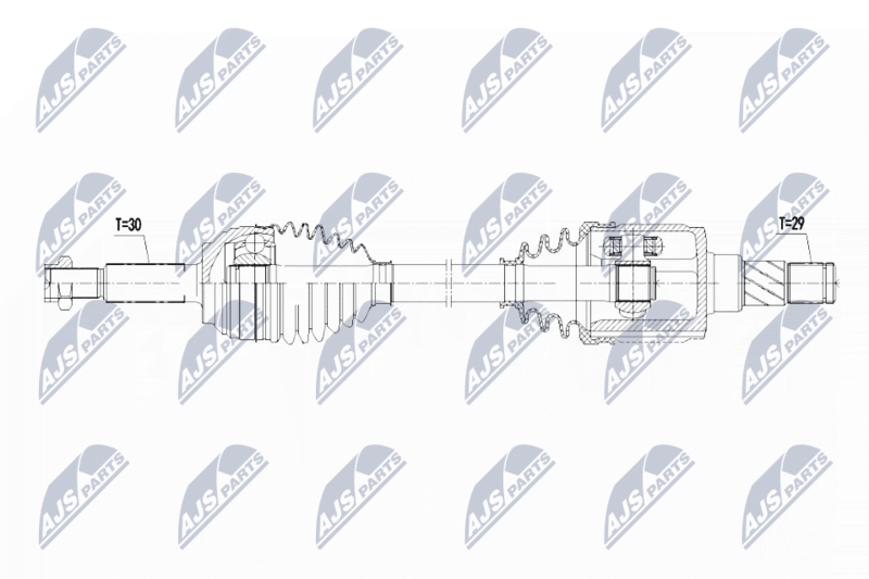 NTY NPW-CH-080 Drive Shaft