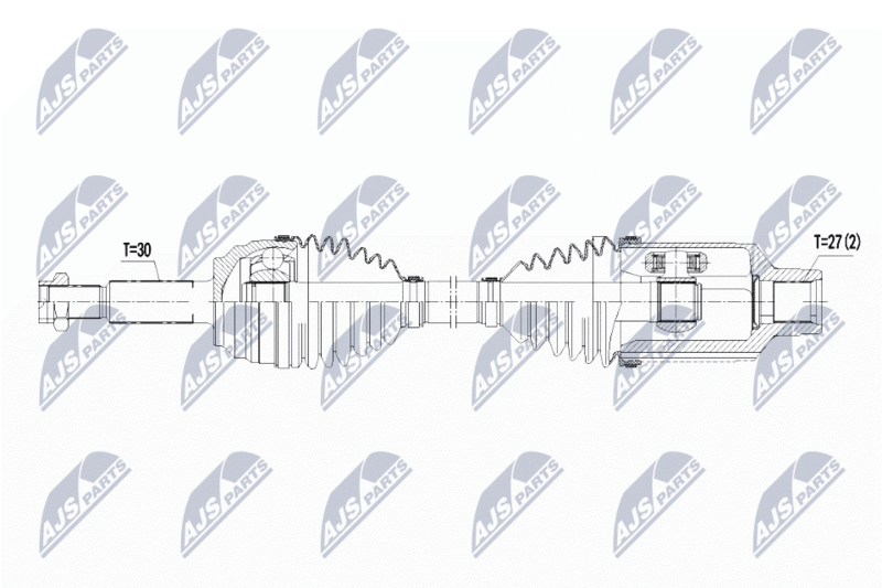 NTY NPW-CH-082 Drive Shaft