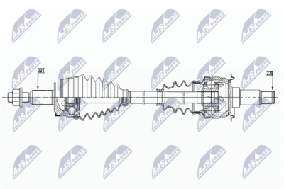 Drive Shaft NTY NPW-CH-084