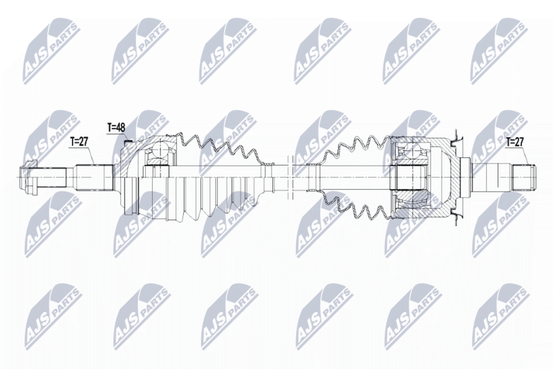NTY NPW-CH-088 Drive Shaft