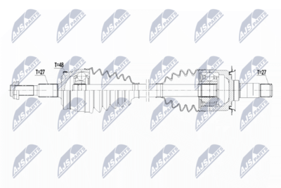 Drive Shaft NTY NPW-CH-088