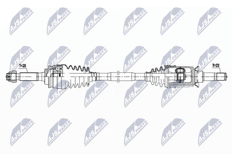 NTY NPW-CH-094 Drive Shaft