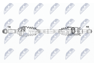 Drive Shaft NTY NPW-CH-094
