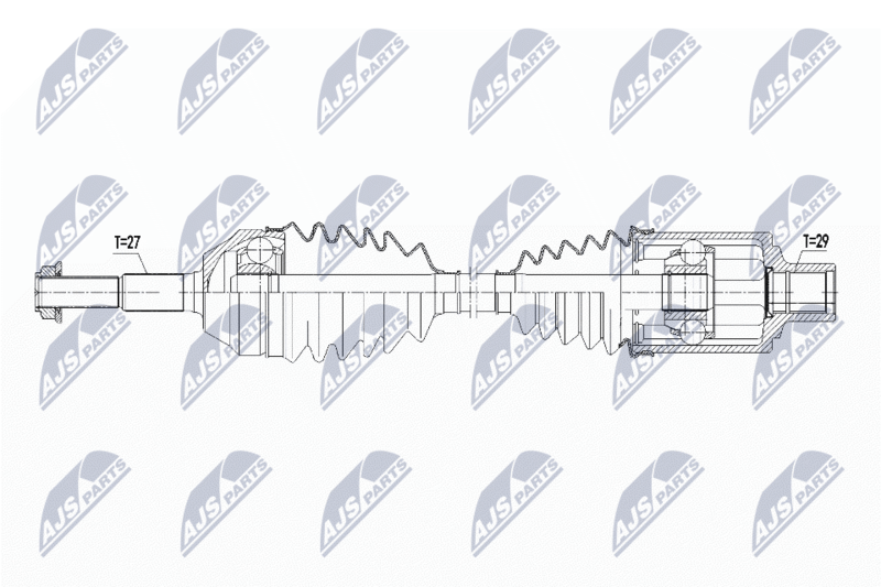 NTY NPW-CH-098 Drive Shaft