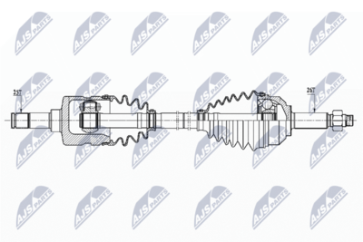 Drive Shaft NTY NPW-CH-104
