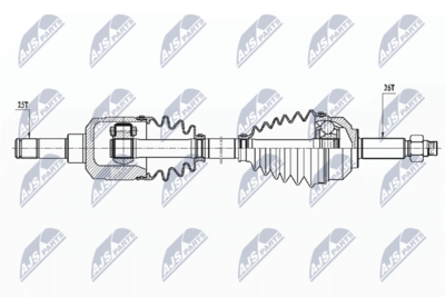 Drive Shaft NTY NPW-CH-106