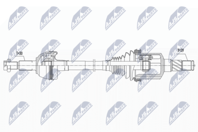 Drive Shaft NTY NPW-CH-116