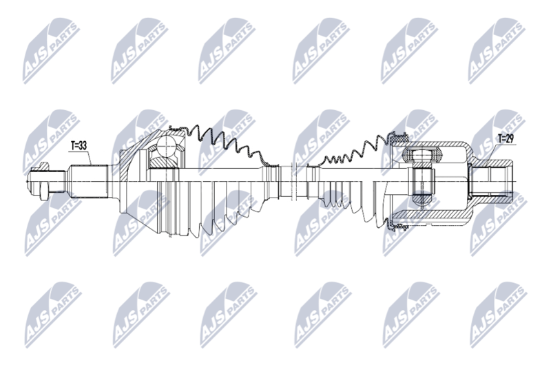 NTY NPW-CH-153 Drive Shaft