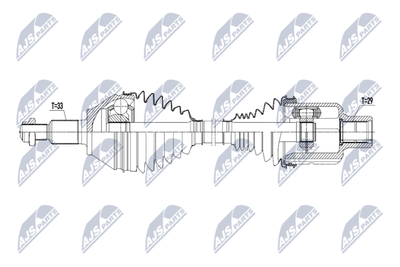 Drive Shaft NTY NPW-CH-153